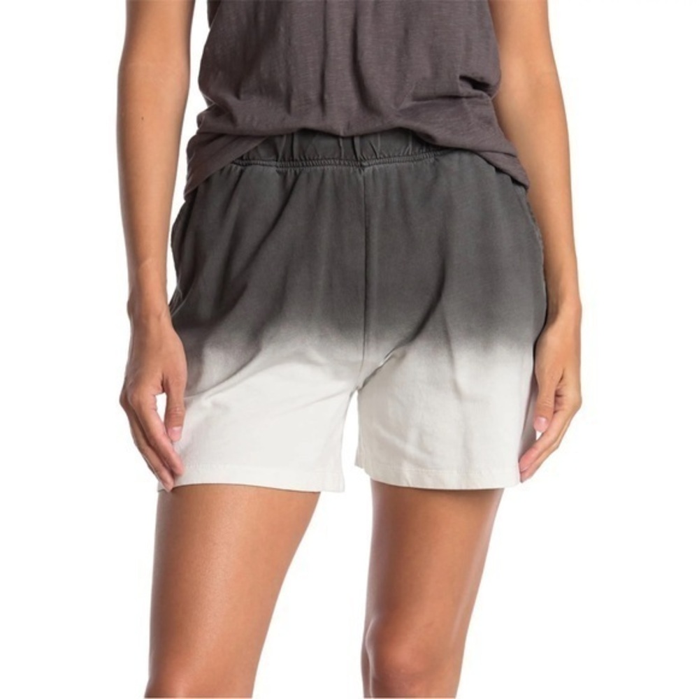 Vero Moda Betty Ombre Sweat Shorts Tie Dye Grey High Rise